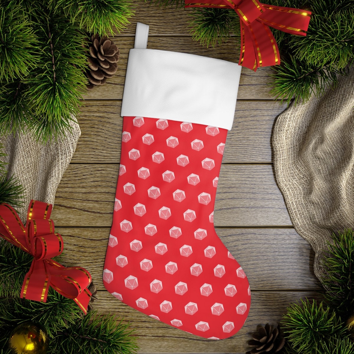 Discover DnD Dungeons And Dragons Christmas Stocking