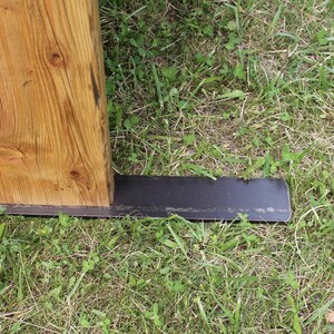 Dining table made of reclaimed wood, dining table made of old scaffolding planks, solid wood table, plank table, industrial table, kitchen table, XXL table, country house table image 6