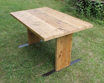 Esstisch aus Altholz, Esstisch aus alten Gerüstbohlen, Massivholztisch, Bohlentisch, Industrial Tisch, Küchentisch, XXL Tisch, Landhaustisch