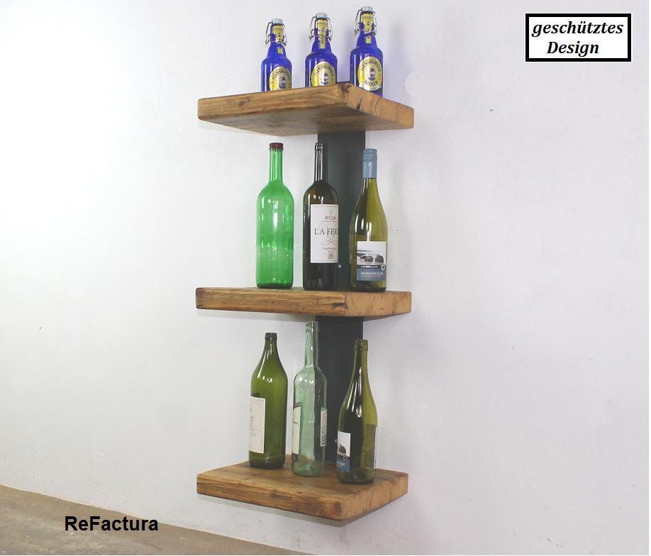 Wall shelf in reclaimed wood, wall shelf made of scaffolding planks, reclaimed wood shelf, Reclaimed Wood, Industrial Shelf, Rustic Shelf, Bookcase, Kitchen shelf