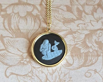 　ウェッジウッド　9金　ゴールド　375　K9　カメオペンダント ウェッジウッド 9金 ゴールド 375 K9 カメオペンダント Wedgwood