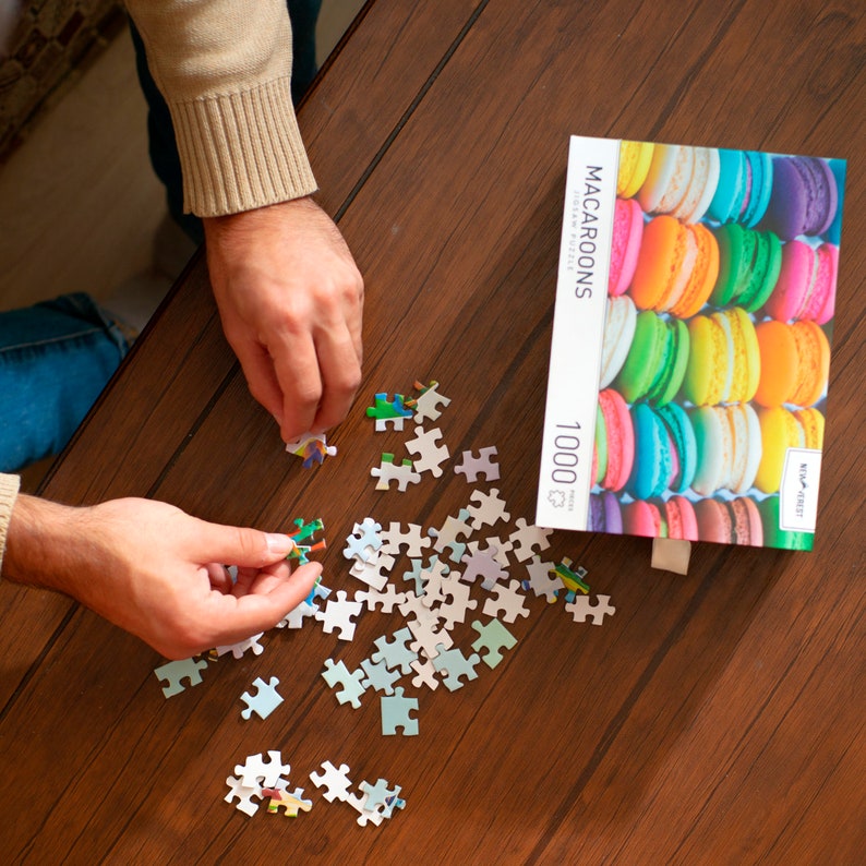 Tapestry of Blazing Starbirth Puzzle Included Macaroons Puzzle 2 Pack Jigsaw Puzzle 1000 Pieces