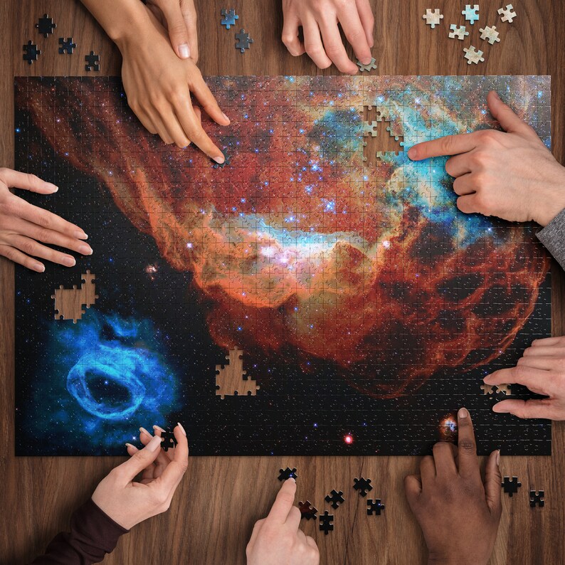 Tapestry of Blazing Starbirth Puzzle Included Macaroons Puzzle 2 Pack Jigsaw Puzzle 1000 Pieces