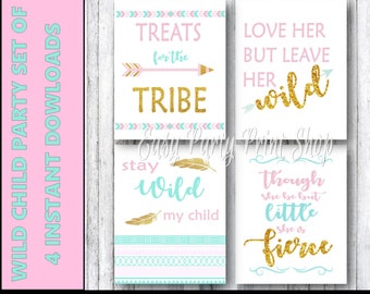 wild child birthday etsy