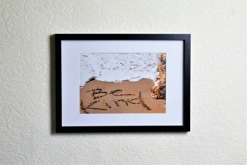 Be Kind Quotebeach Quote Wall Artinspirational Quotes Etsy