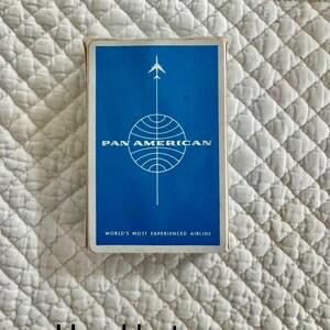 Vintage airline playing cards/Pam Am playing cards/TWA playing card/Eastern airlines/American Airlines playing cards/National air/Delta card Classic Pan Am