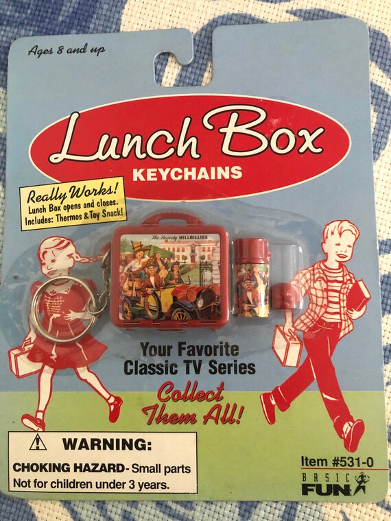 Classic TV lunch box keychain/Mini Basic fun lunc… - image 3