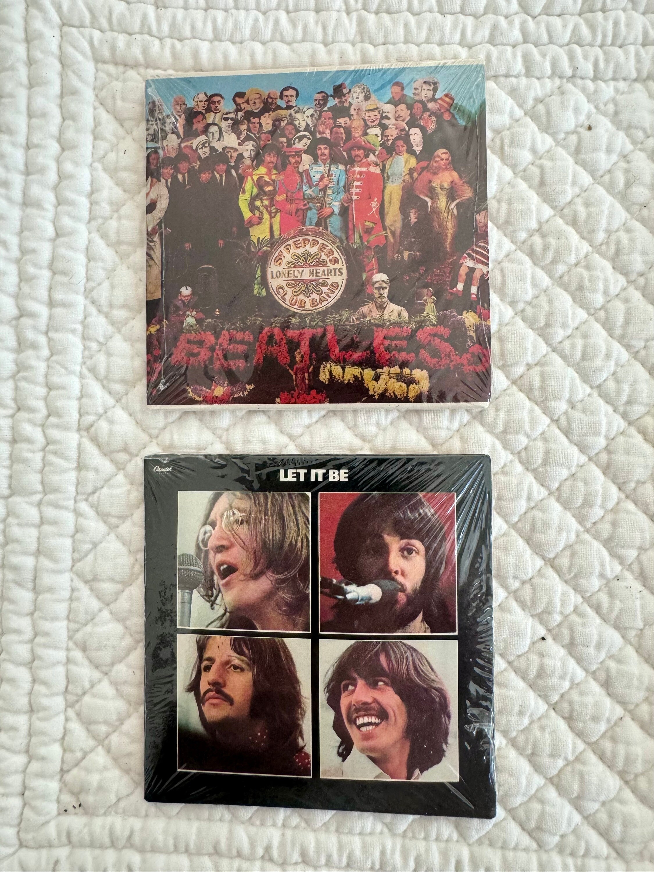 Vintage Beatles Chu Pop Mini Album Covers/the Beatles Mini