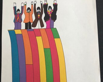 洋書 ビンテージ ビートルズ イエローサブマリン ピーターマックス アメリカ il_340x270.3279555776_4nf1.jpg