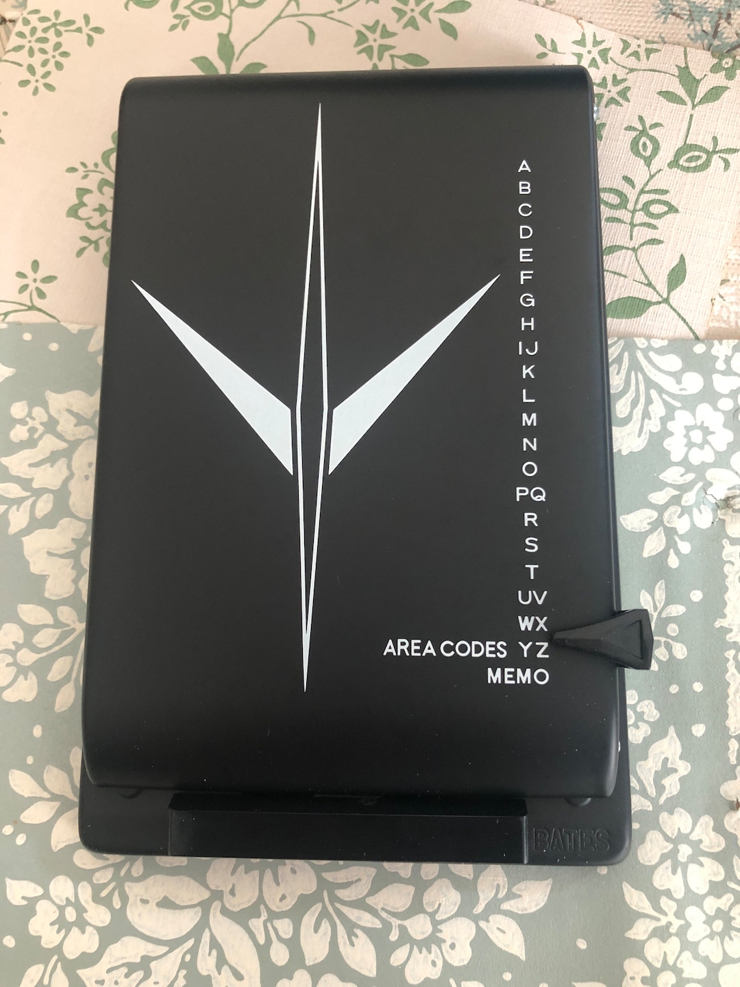 Vintage Bates Black Director Telephone Address Book/list Finder Pop up