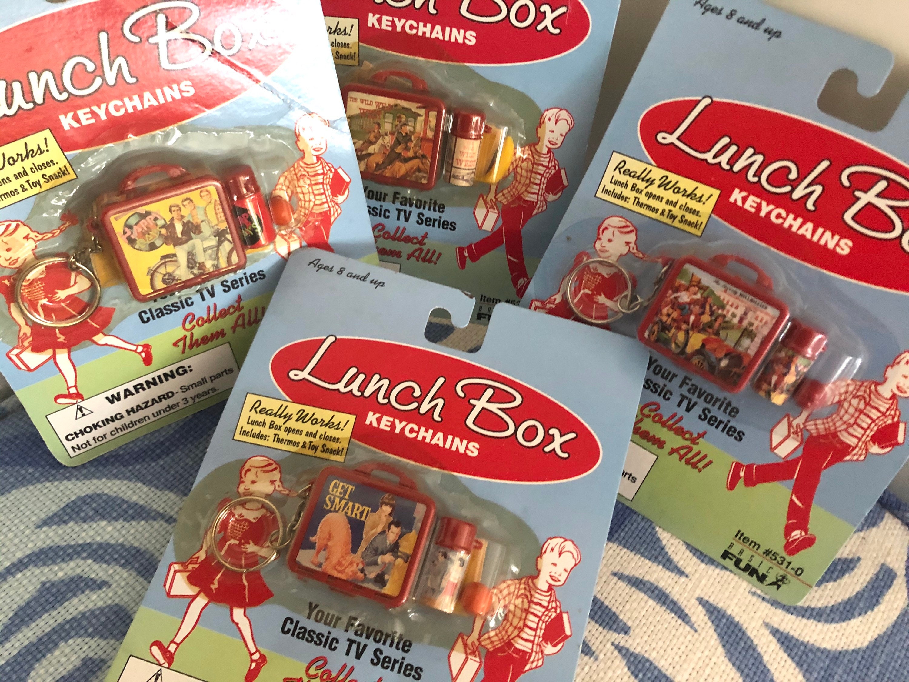 Classic TV Lunch Box Keychain/mini Basic Fun Lunchbox/get Smart