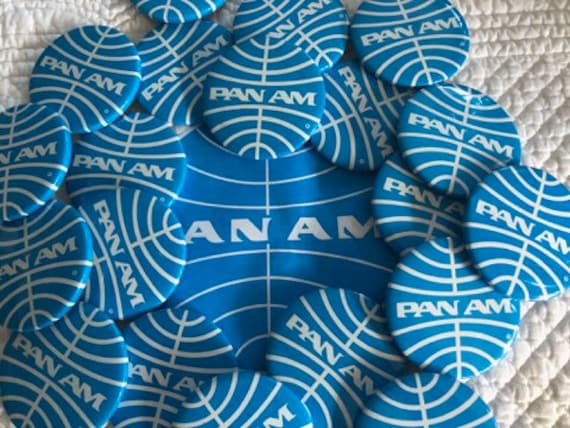 Vintage Pam Am Pin/authentic Pam Am Airline Pin/pan Am Advertising