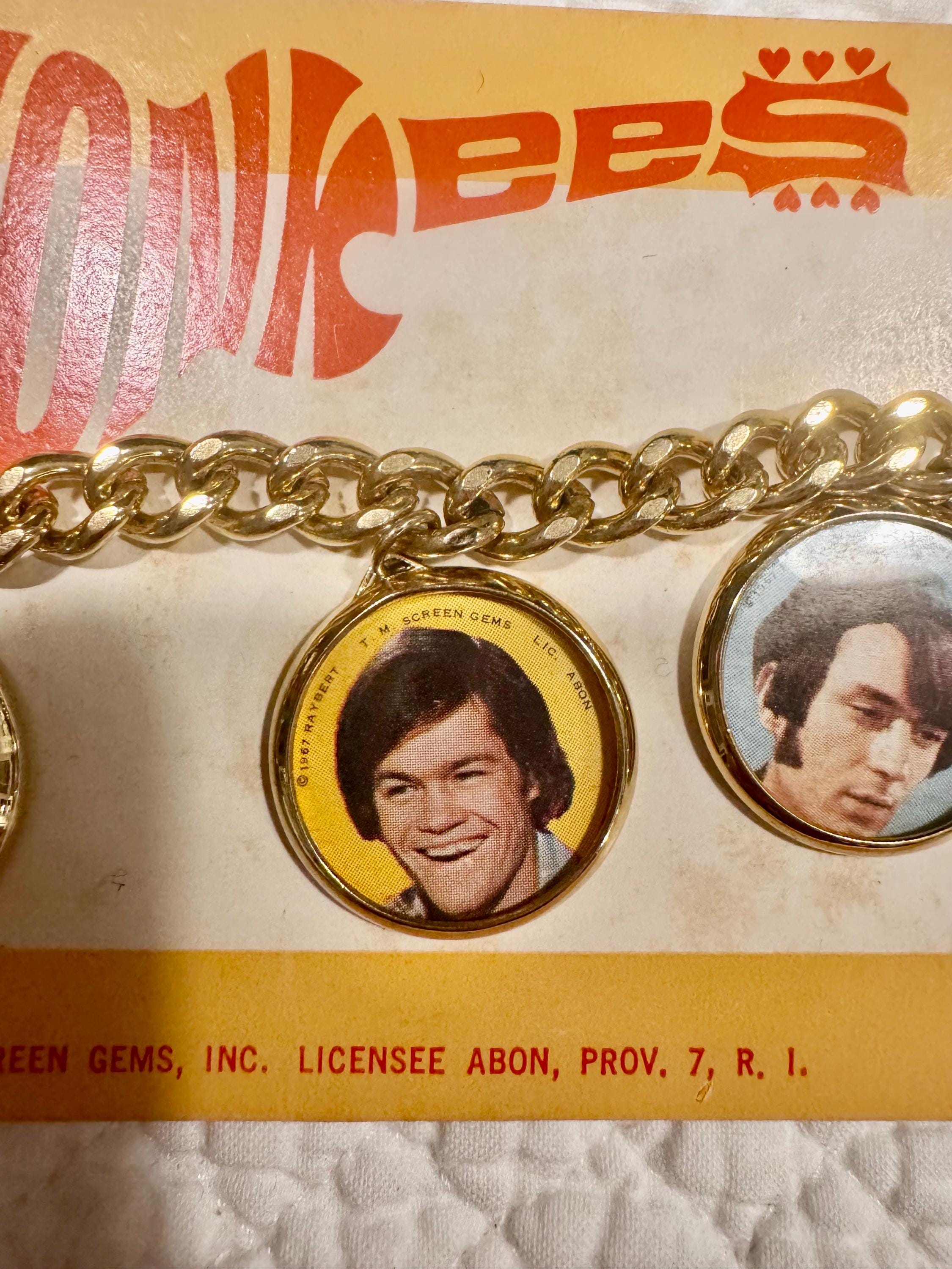 Monkees Keychains Vintage the Monkees 1967 Charm Bracelet/vintage Monkees Charm Bracelet ...