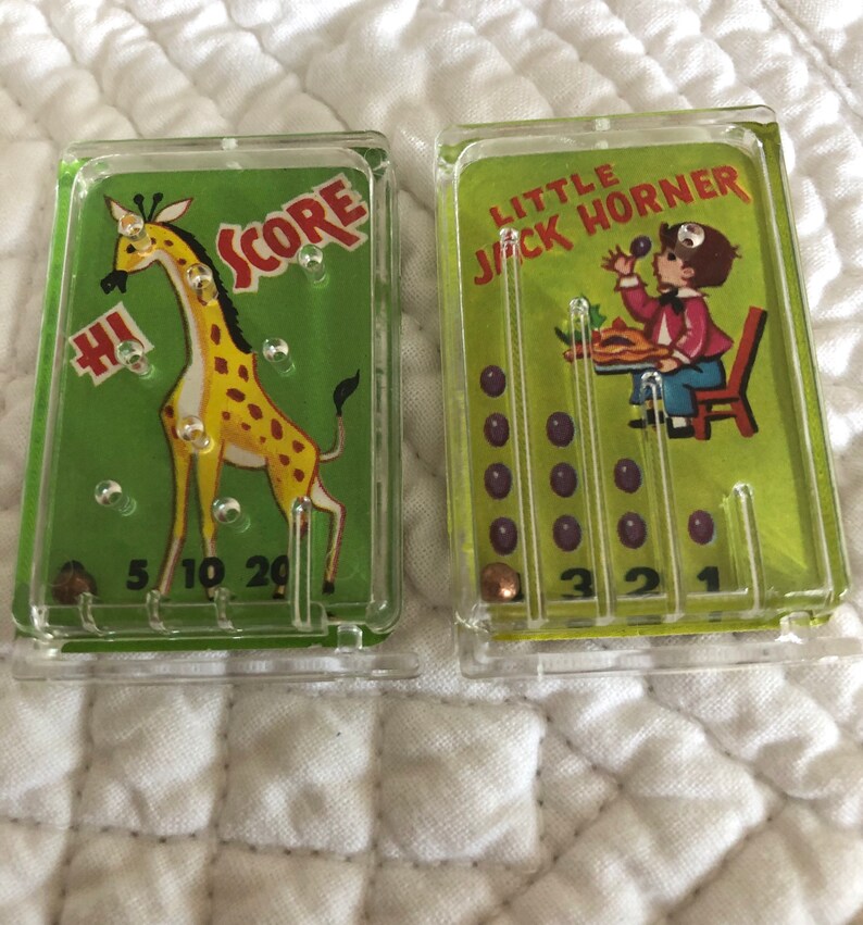 Vintage Cracker Jack Toy Prize Pinball Game/Cracker Jack Etsy