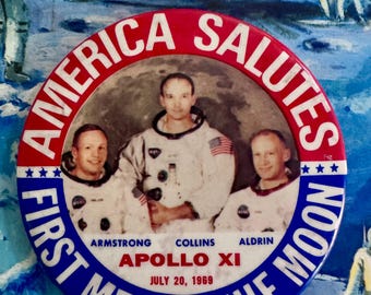 Apollo 11 Man on the Moon Pin/apollo 11 Neil Armstrong/moon
