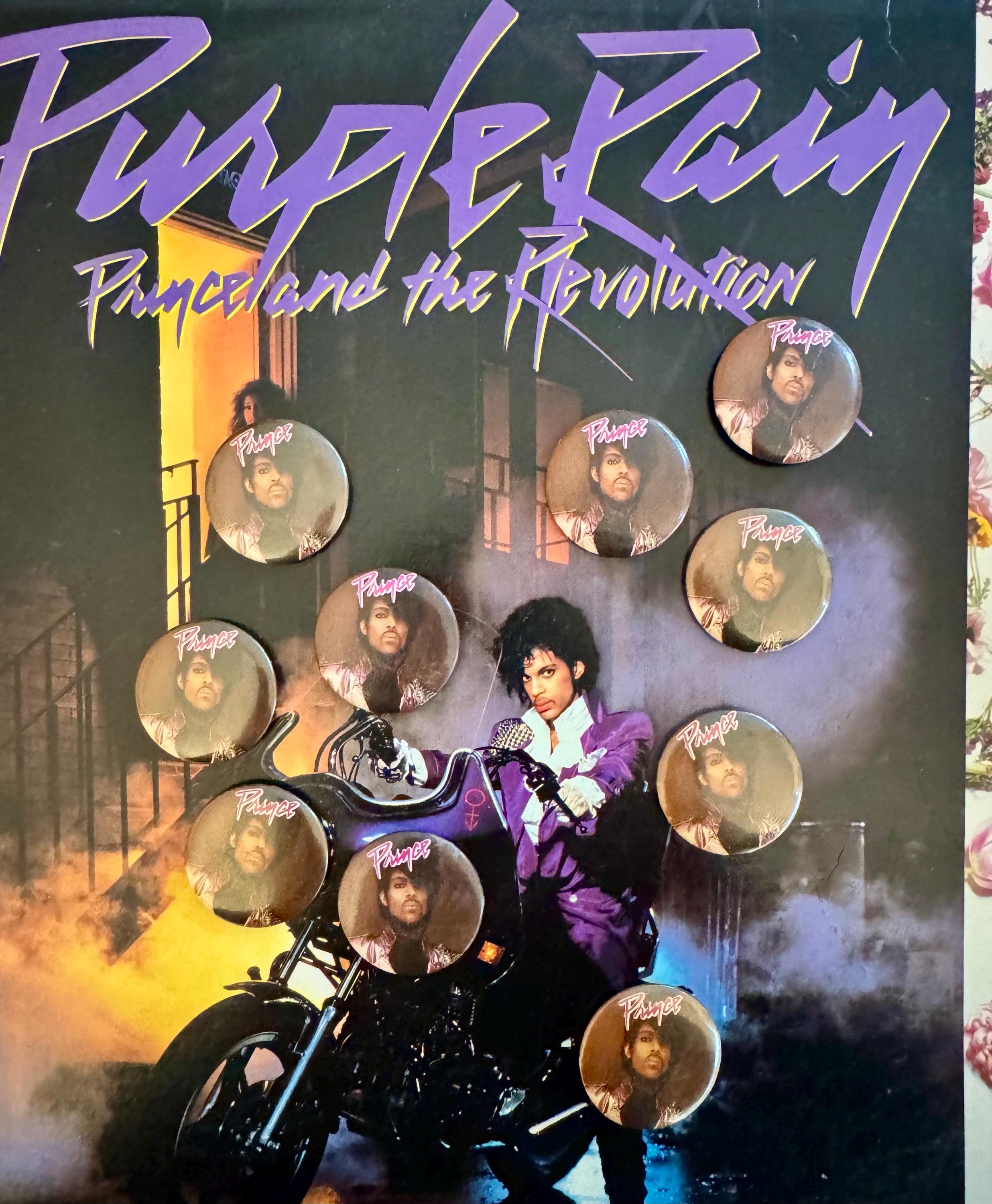 Vintage Prince Pin/purple Rain Prince Pin 1984/1980s Prince Pin