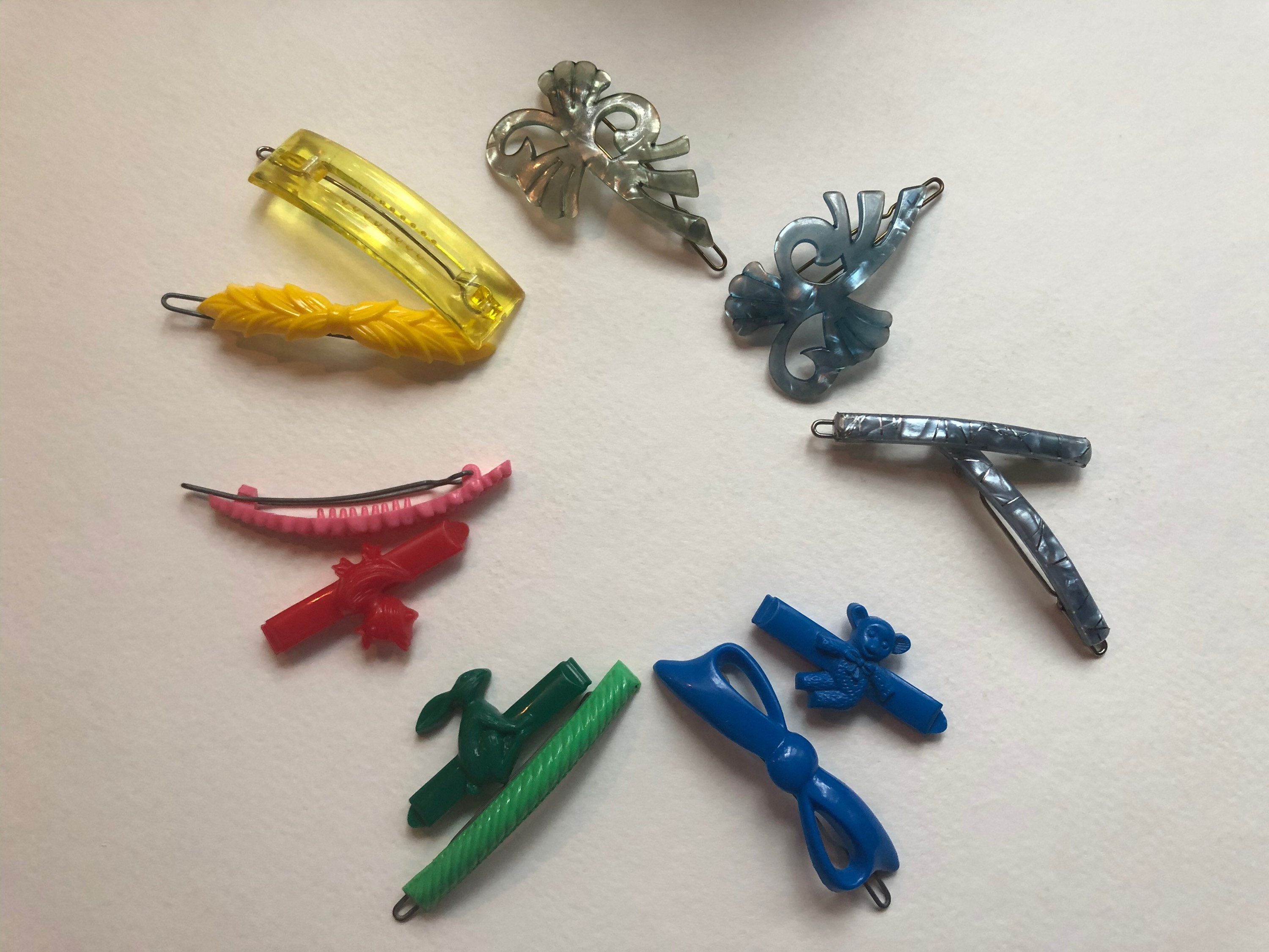 Vintage 1980s Barrettes/vintage Goody hair barrettes/vintage Etsy