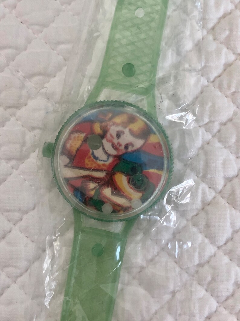 Vintage Toy Watch/Girls Toy Watch/Vintage dime store watch/pretend toy watch/50th birthday favor/60th birthday image 6