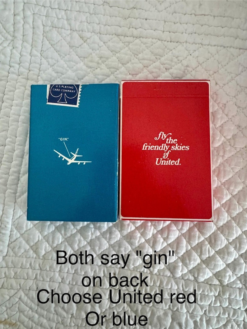 Vintage airline playing cards/Pam Am playing cards/TWA playing card/Eastern airlines/American Airlines playing cards/National air/Delta card image 5