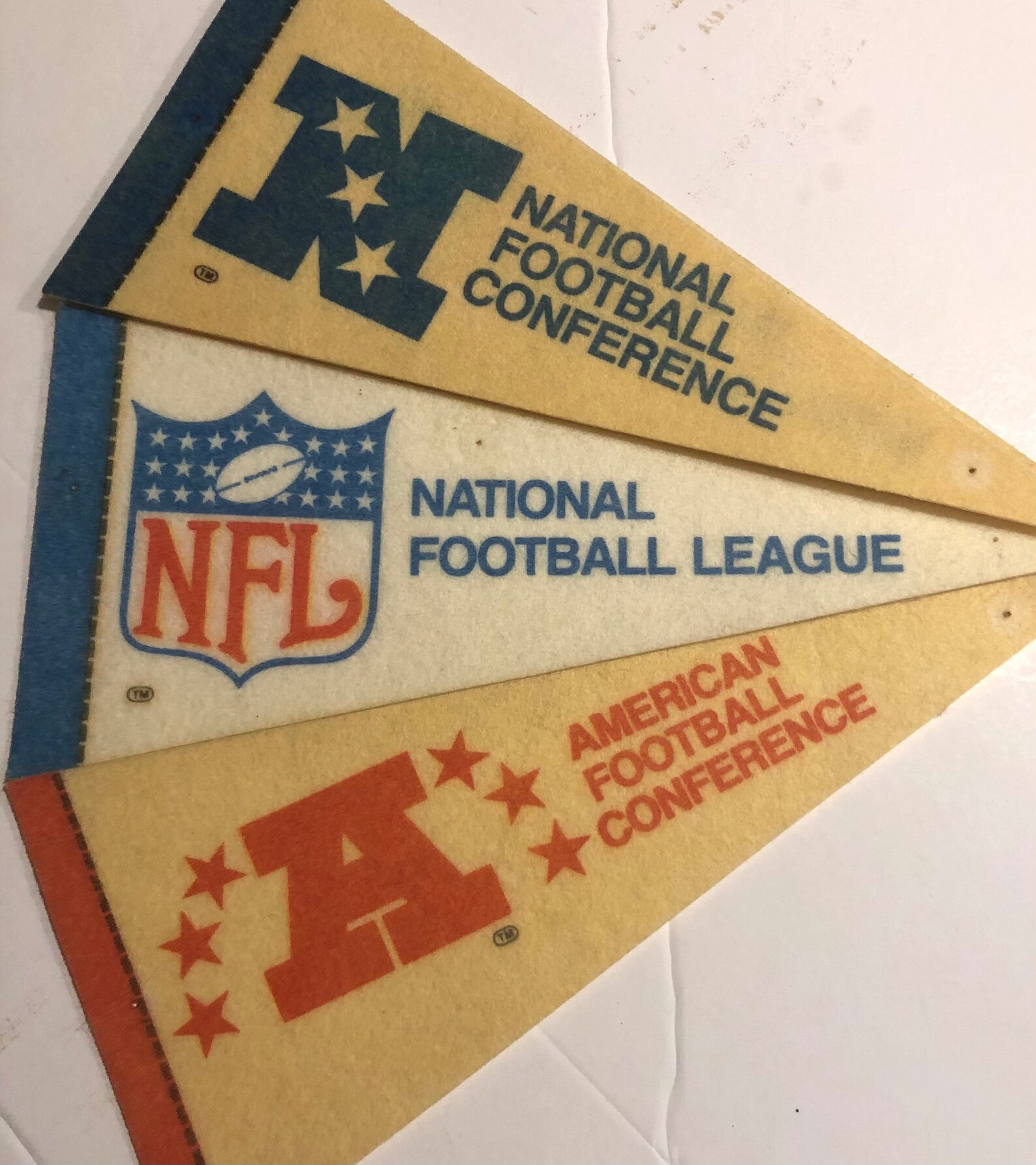 Vintage NFL Team Mini Pennants/mid Century Football Team Etsy UK