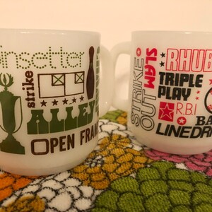 MILK GLASS CUP Bowling Club