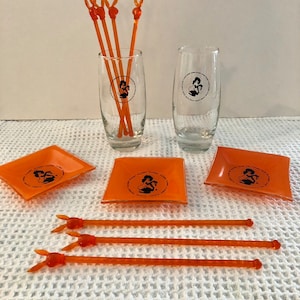Playboy club trinket dish/playboy ash tray/playboy club Tumbler/playboy club appetizer plate/playboy club Swizzle Sticks/Playboy Club Bar