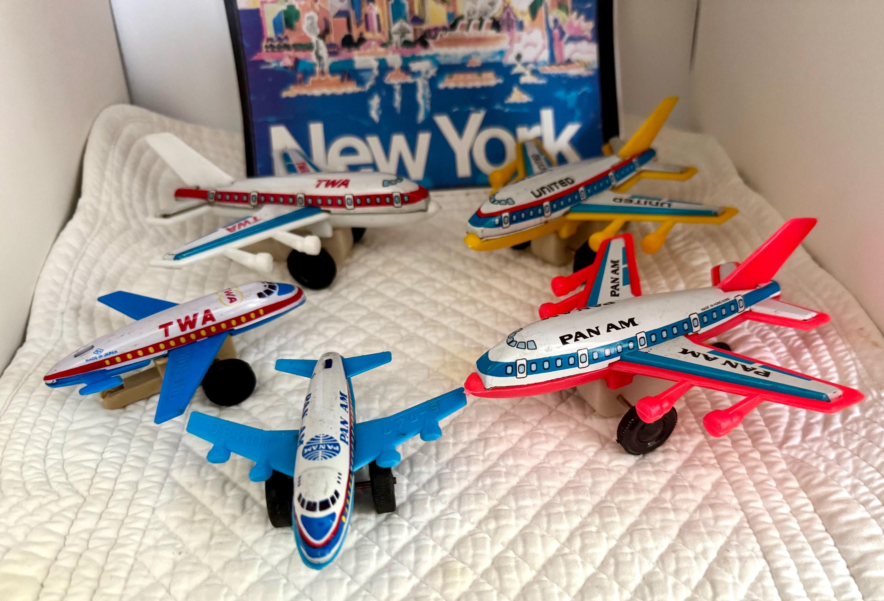 ビンテージ ブリキ リソ 飛行機 / ブリキ リソ パンナム 飛行機