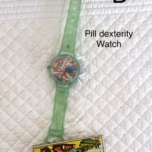 Vintage Toy Watch/Girls Toy Watch/Vintage dime store watch/pretend toy watch/50th birthday favor/60th birthday image 5