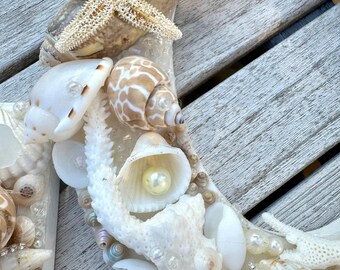Decorated 9 Inch Shell LOVE Letters /wedding Beach Decor Love