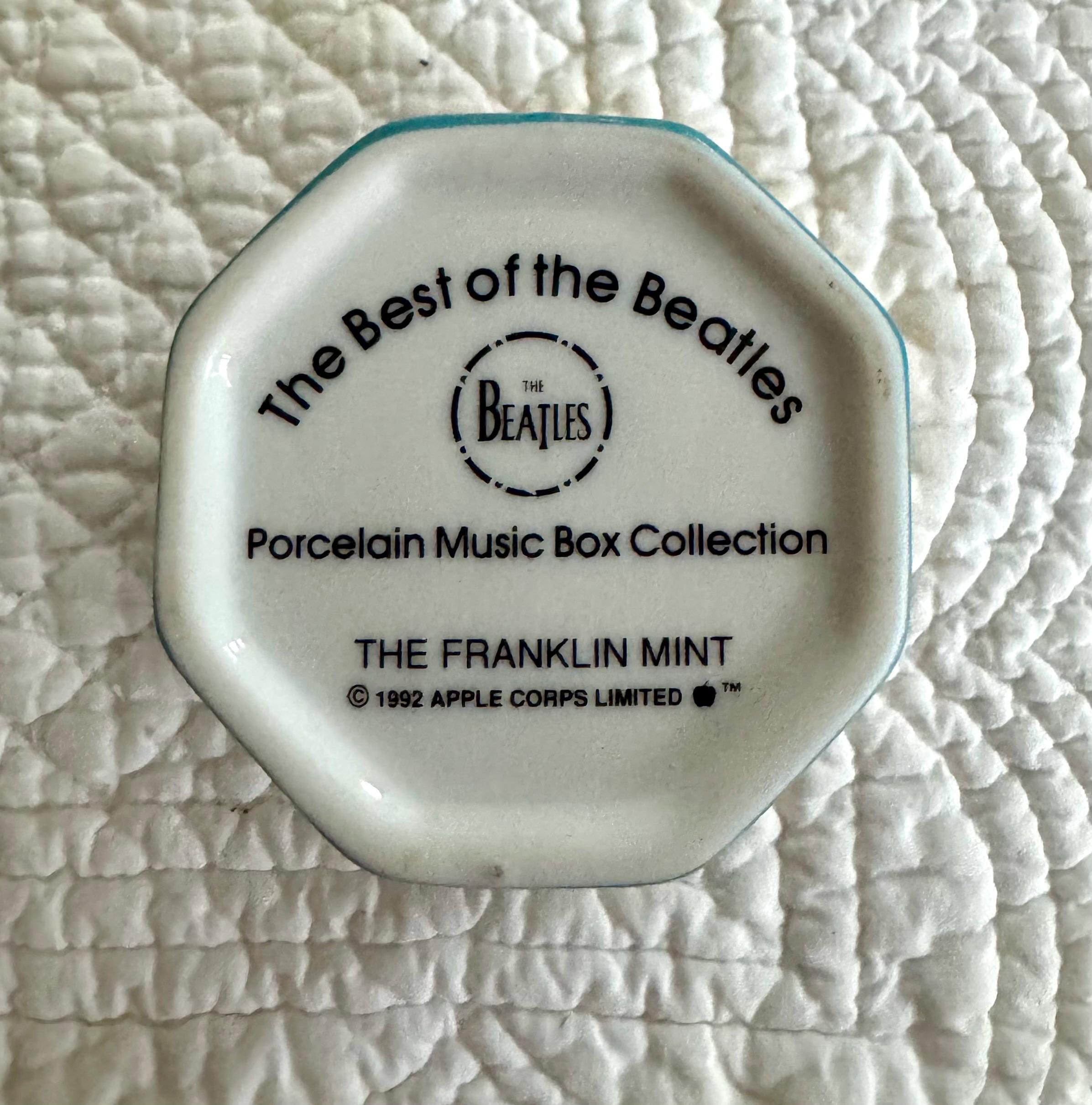 ヴィンテージ ビートルズ オルゴール/ビートルズ 小物入れ