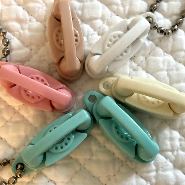 Princess phone key chain/princess phone rain bonnet/princess phone sewing kit/Toy rotary phone/mini princess phones