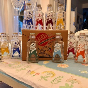 Astronaut Flasche Flasche Astronaut Rocket Man Spardose Spardose Astronaut Flasche Space Man Flasche Sparschwein 50er Jahre