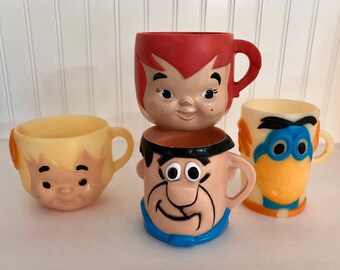 レア！DIXIE フリントストーン 紙コップ Buthroom Cups レア！DIXIE