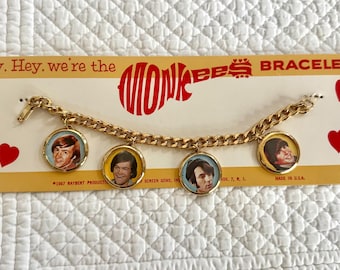 Vintage Monkees 1967 Bettelarmband/vintage Monkees Bettelarmband/authentic Monkeys Merchandise/1967 The Monkees Armband