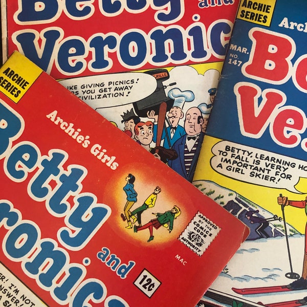 Vintage Archie’s Comic book/Betty and Veronica comic book/Archie Betty and Veronica comic/cartoon comic book/1970s comics