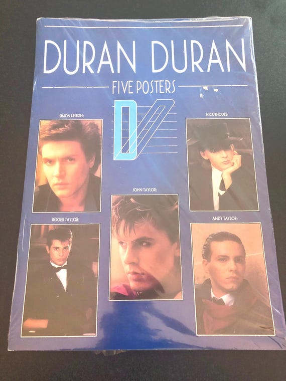 Vintage Duran Duran Posters/1980s Duran Duran Memorabilia/simon Le
