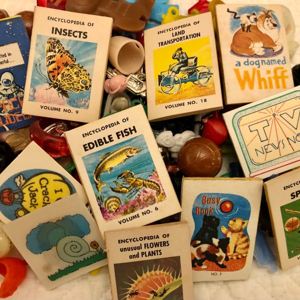 Vintage Cracker Jack Toy Prize book/Cracker Jack toy encyclopedia/Cracker Jack game book/ 1960s Cracker Jack prize/Cracker Jack paper books