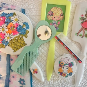 Espejo de mano vintage para chicas con estilo / espejo de mano vintage de los años 70 / espejo moderno de mediados de siglo / espejo de mano vintage para chica de Tom Fields