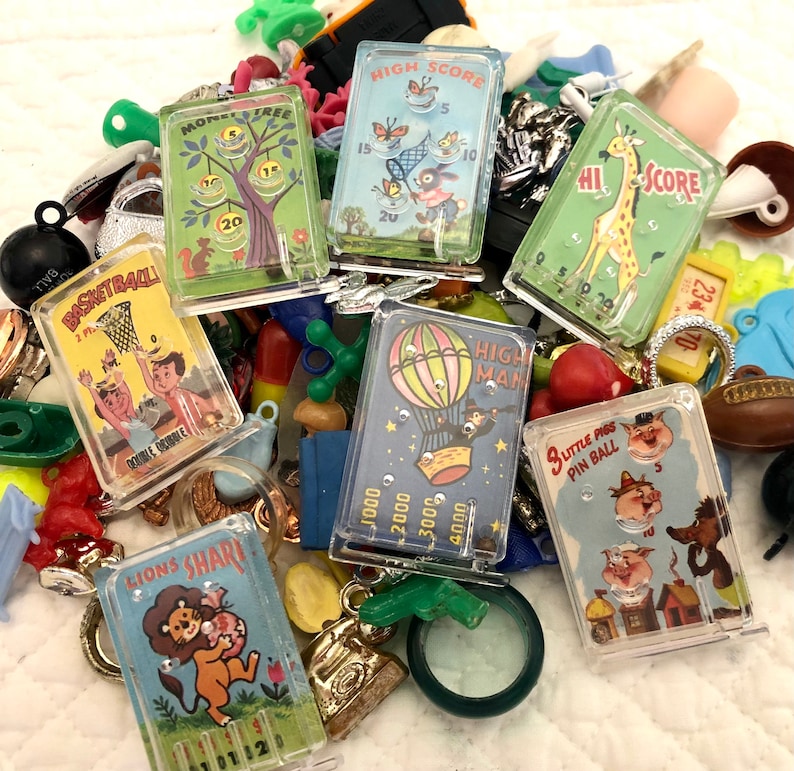 Vintage Cracker Jack Toy Prize Pinball Game/cracker Jack Etsy