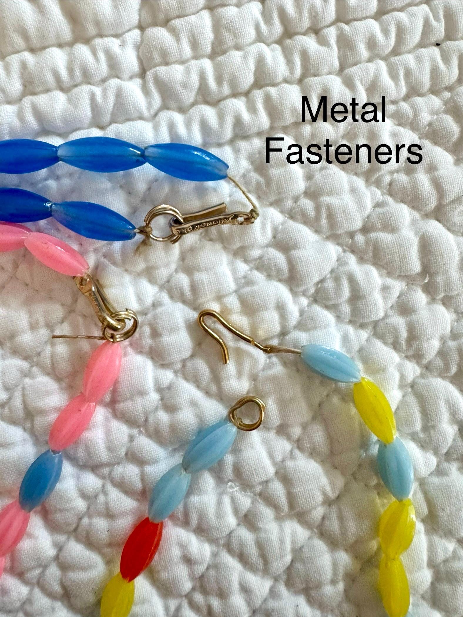 Vintage Mid Century Mardi Gras Beads/hong Kong Plastic Mardi Gras