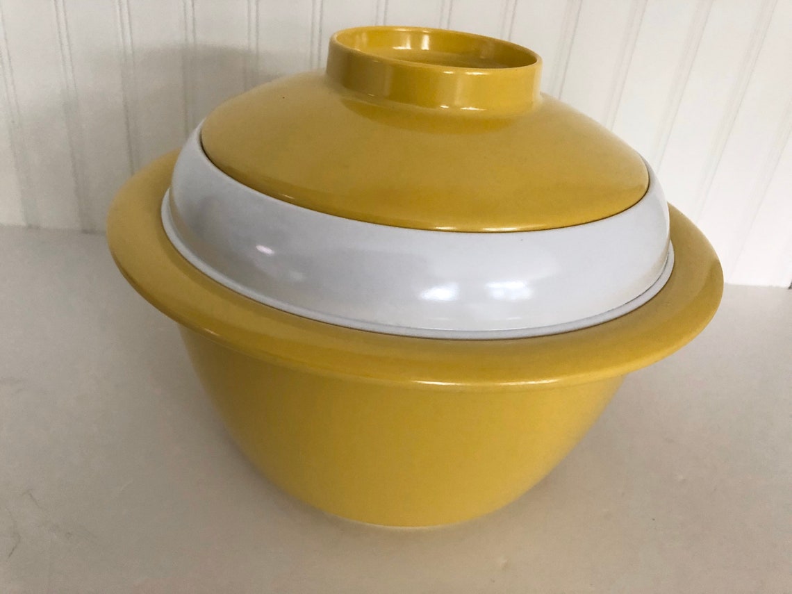 Vintage Kenro Ice Bucket/melmac Yellow Ice Bucket/mid Century Etsy