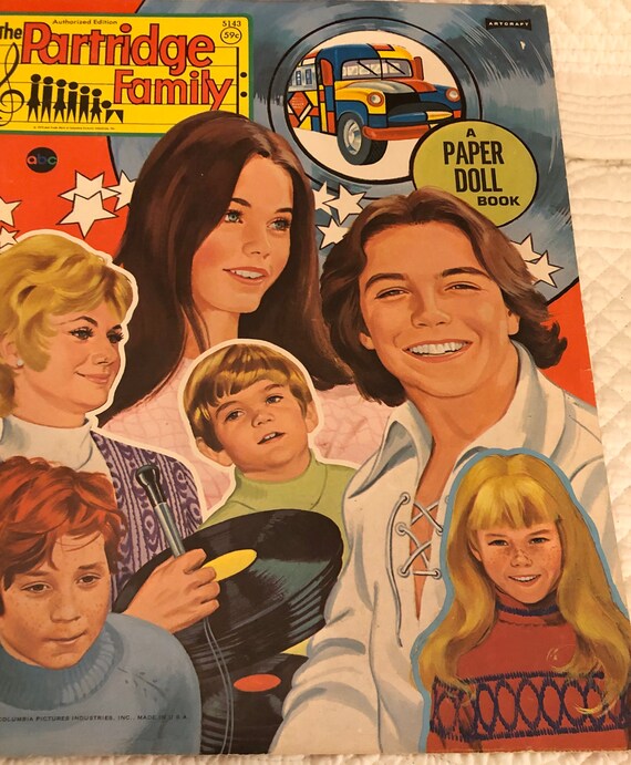 partridge family paper dolls