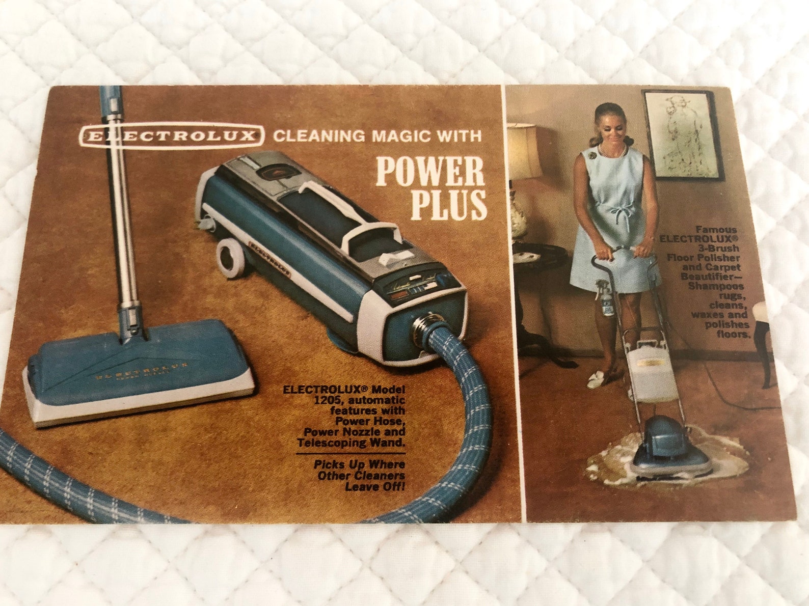 Vintage Electrolux vacuum dealer advertising postcards/Vintage Etsy