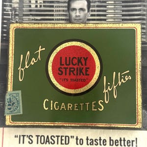 Vintage Flat 50 Tin