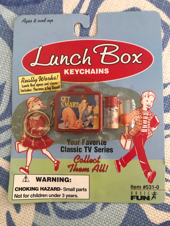 Classic TV lunch box keychain/Mini Basic fun lunc… - image 4