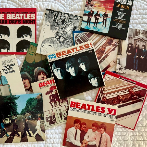 Vintage Beatles Chu Pop mini album covers/The Beatles mini album/Meet the Beatles/Beatles mini album