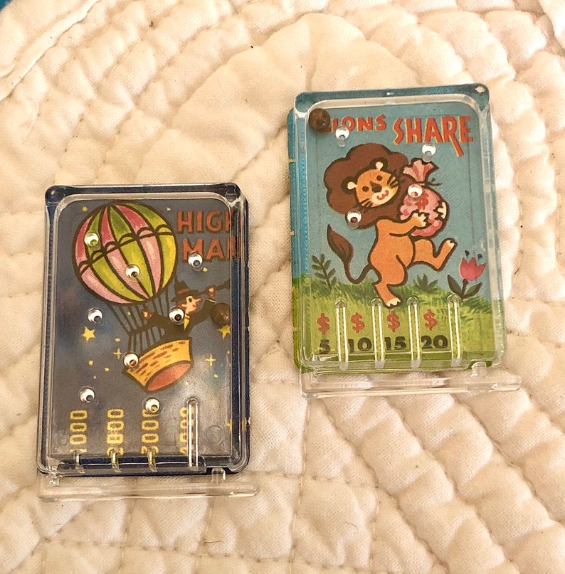 Vintage Cracker Jack Toy Prize Pinball Game/cracker Jack Etsy