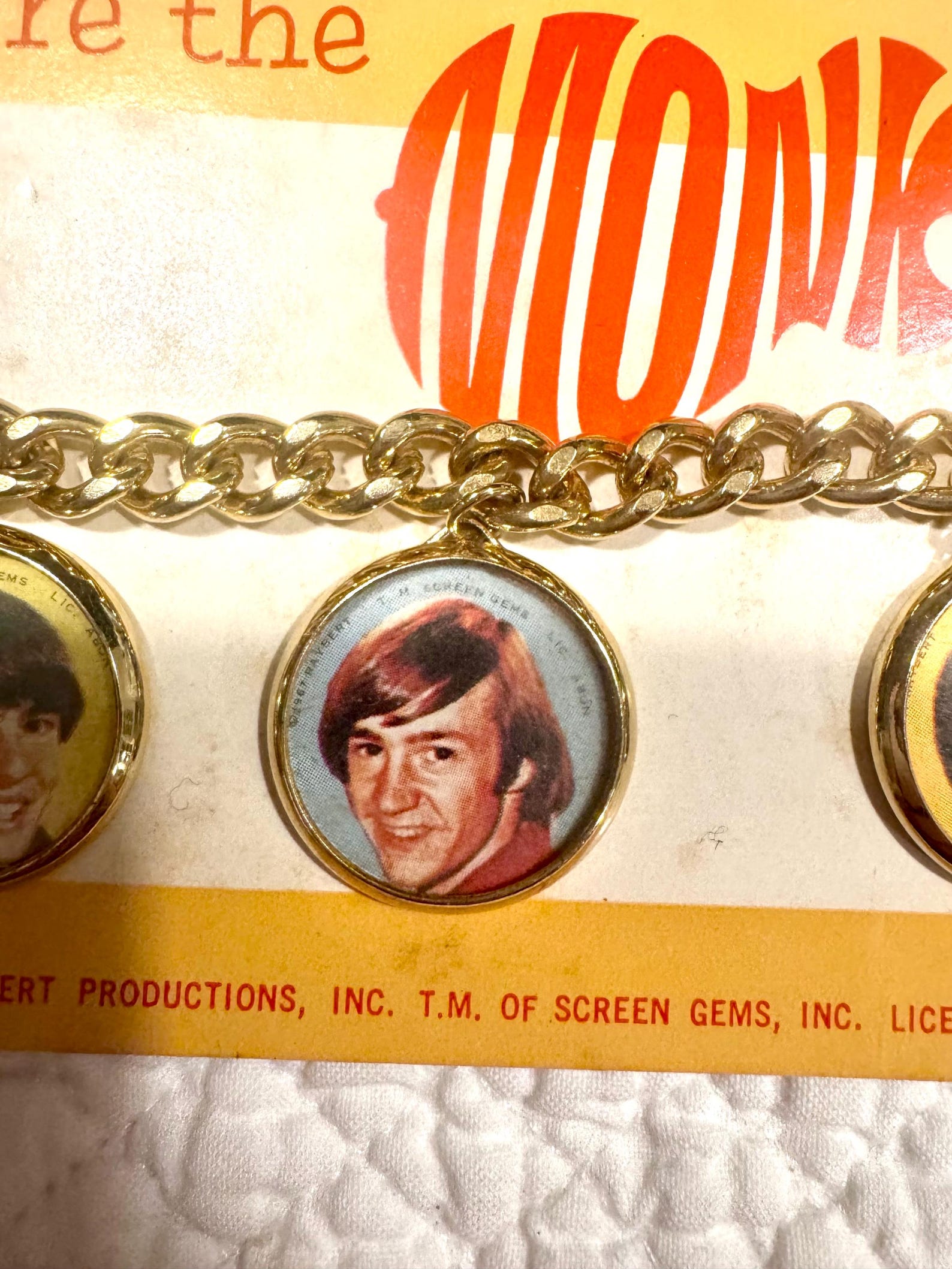 Monkees Keychains Vintage the Monkees 1967 Charm Bracelet/vintage Monkees Charm Bracelet ...