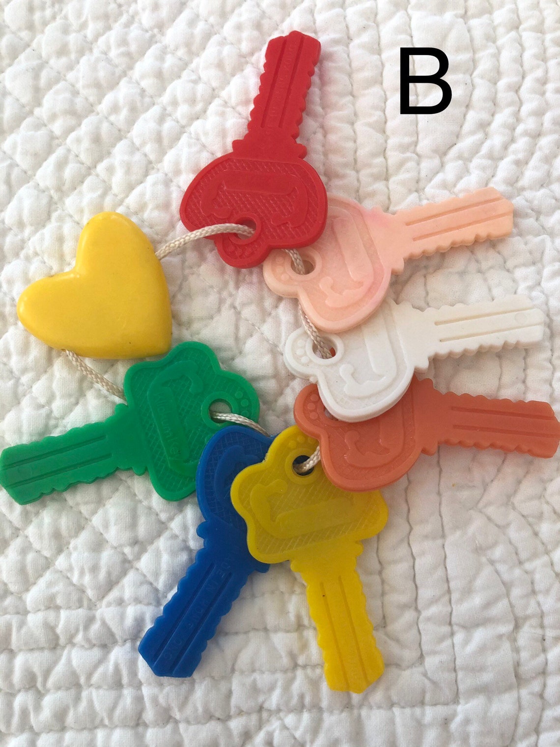 Vintage baby keys/baby keys teether/mid century baby Etsy