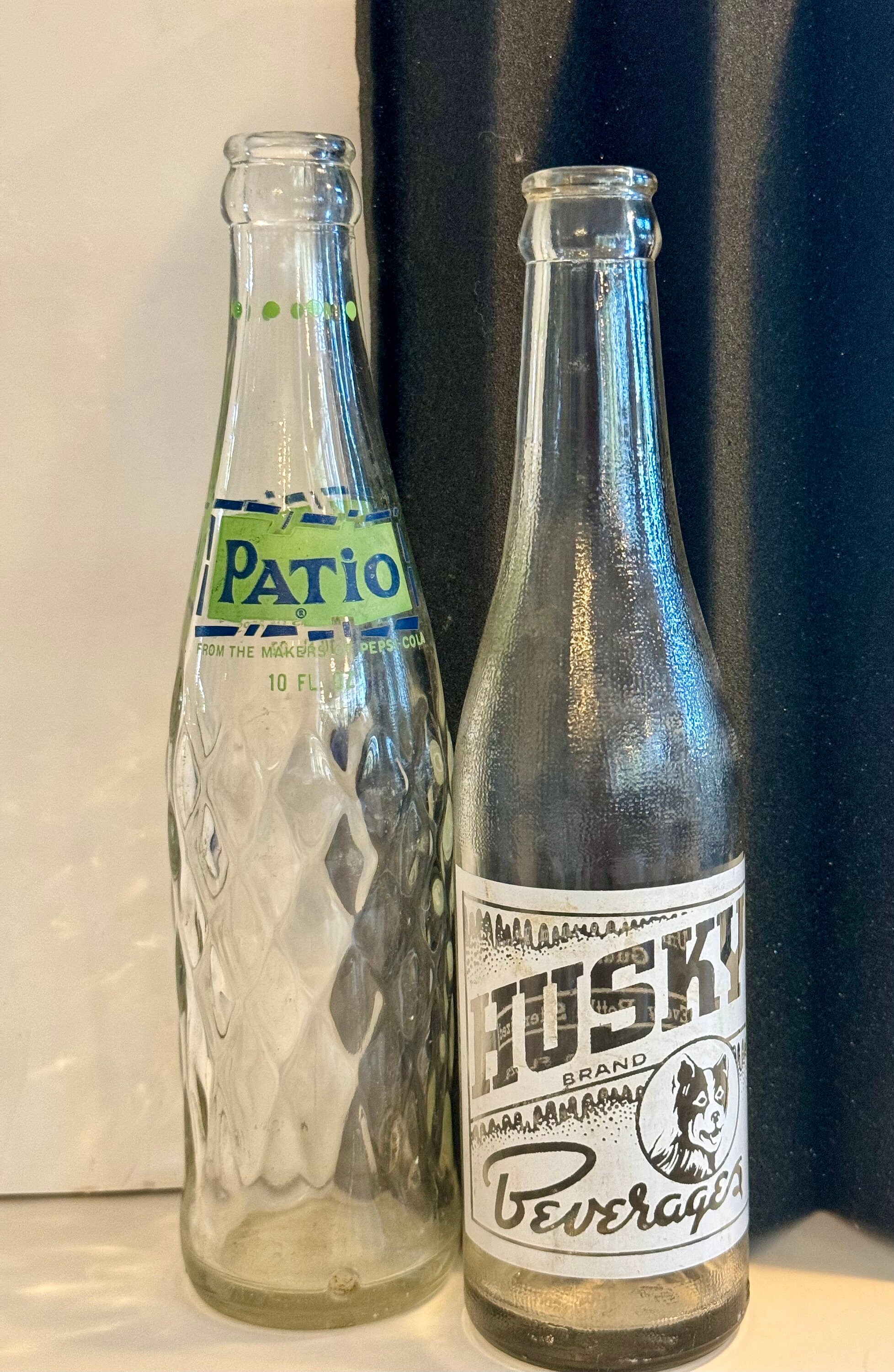 Vintage Mid Century Glass Soda Pop Bottle/soda Bottle/1960s